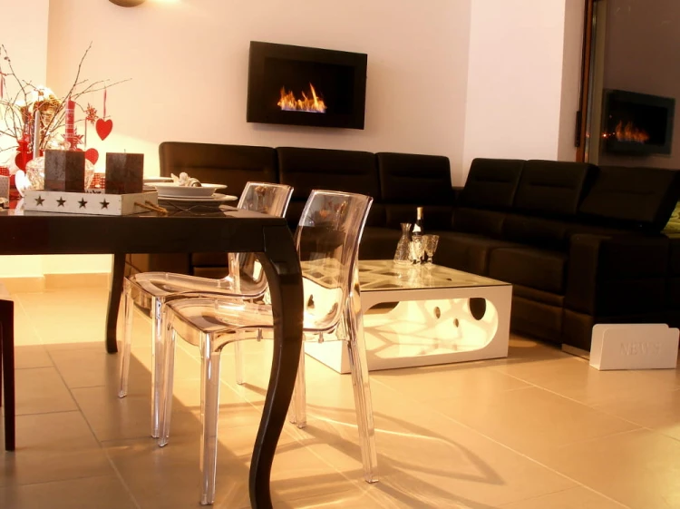 Biokominek INSIDE 900 czarny