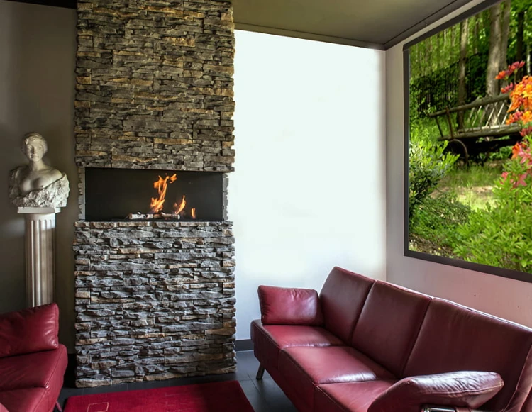 Biokominek trójstronny IZALCO