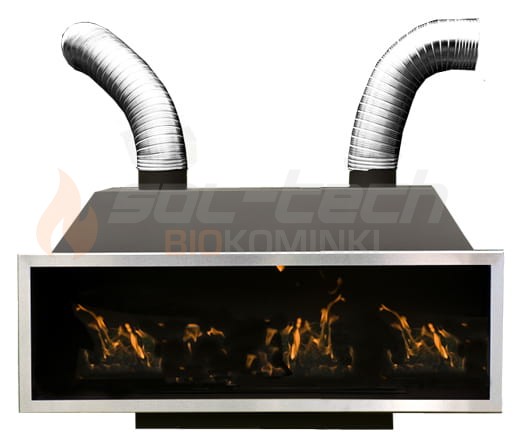 Wkład biokominkowy PELE SPIRO 1100x500mm