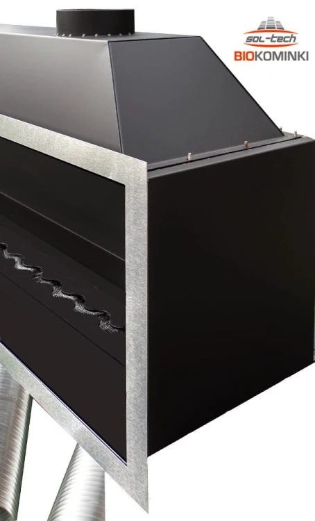 Wkład biokominkowy PELE SPIRO 1100x500mm