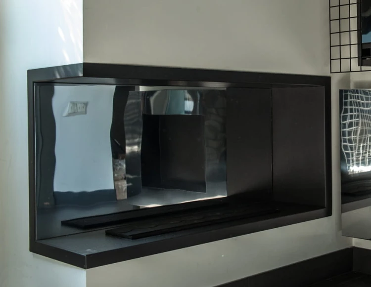 Biokominek narożny NILA MIRROR