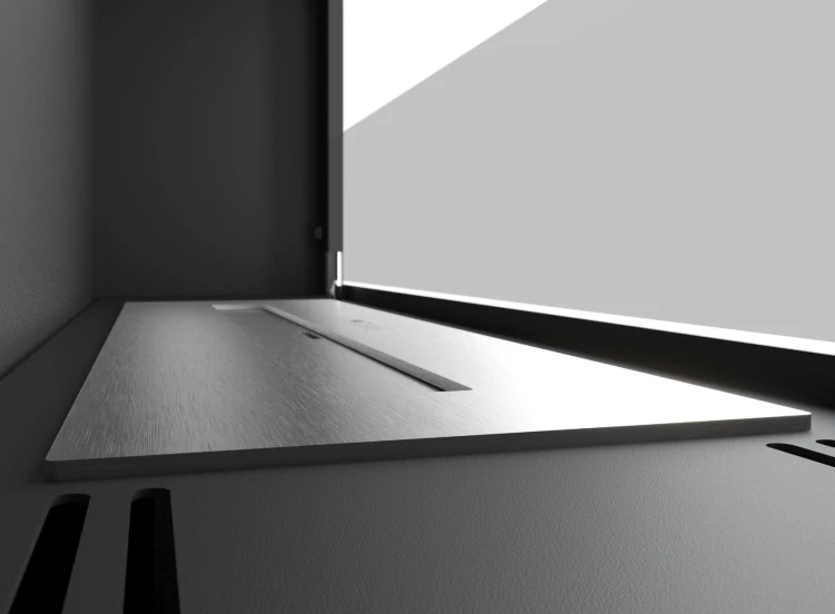 Biokominek do zabudowy FRAME 900 czarny