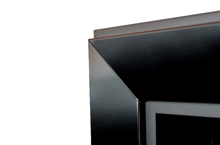 Biokominek do zabudowy FRAME 550 czarny