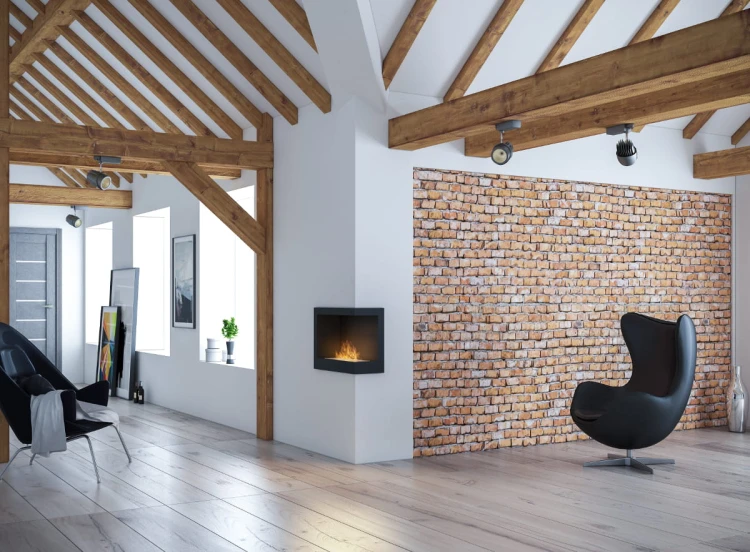 Biokominek narożny CORNER 600 prawy