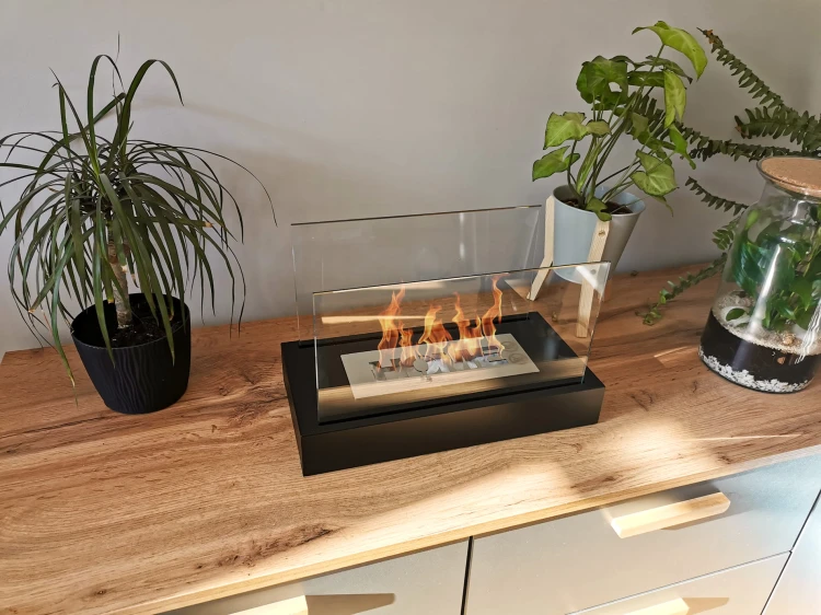 Biokominek stołowy HOME czarny