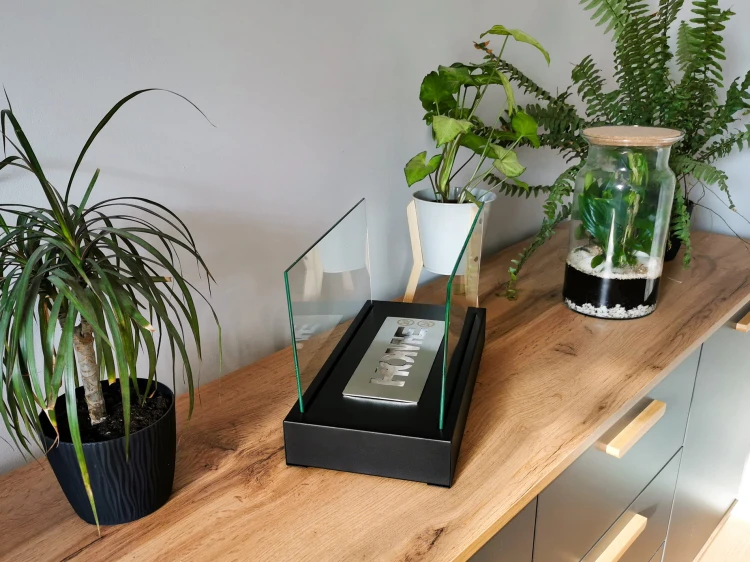 Biokominek stołowy HOME czarny