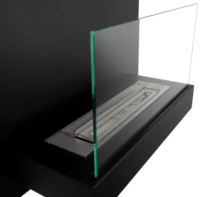 Biokominek wiszący BOARD czarny