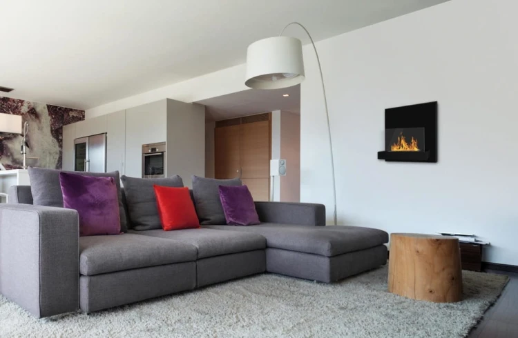 Biokominek wiszący BOARD czarny