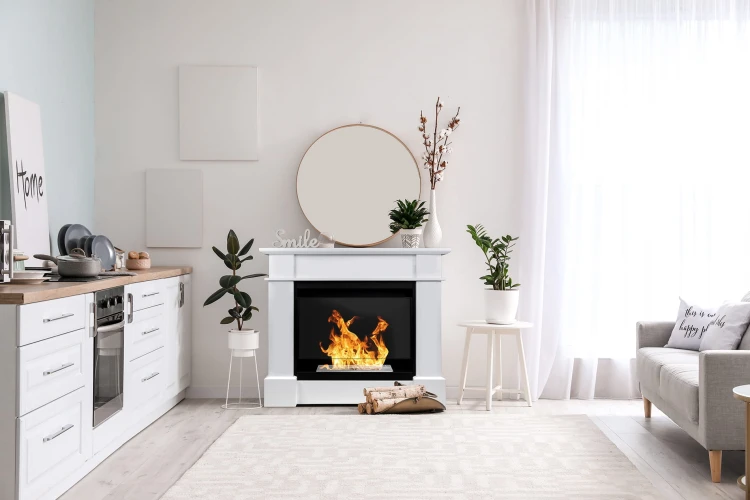 Biokominek portalowy Koloseum Pula z szybą