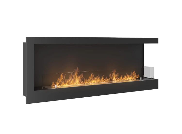 Biokominek narożny CORNER 1200 Glass prawy