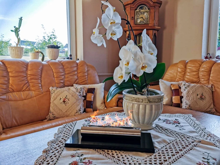 Biokominek stołowy STAINLESS czarny połysk