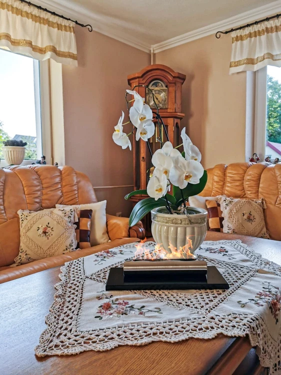 Biokominek stołowy STAINLESS czarny połysk