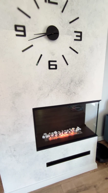 Biokominek narożny EKO GLASS 80 prawy