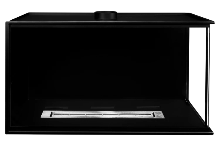 Biokominek narożny EKO GLASS 80 prawy