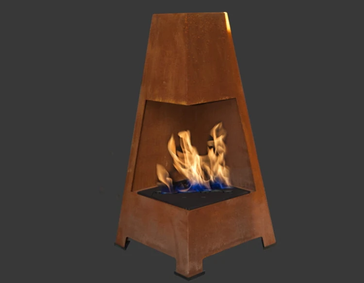 Biokominek wolnostojący VEER Rust