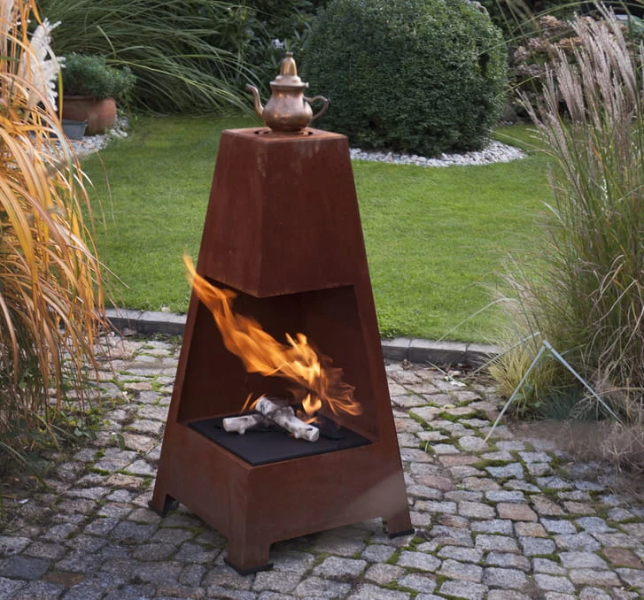 Biokominek wolnostojący VEER Rust