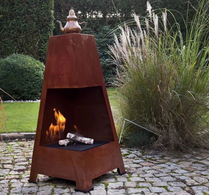 Biokominek wolnostojący VEER Rust