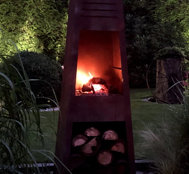 Biokominek / palenisko/ grill VEER Big Plus Rust