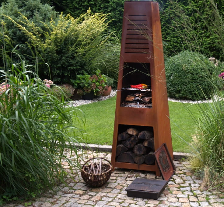 Biokominek / palenisko/ grill VEER Big Plus Rust