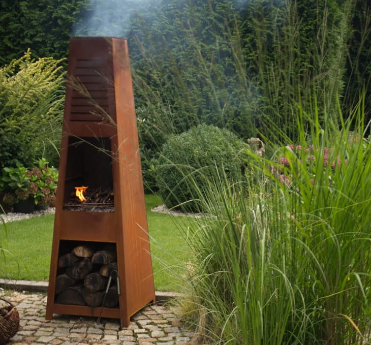 Biokominek / palenisko/ grill VEER Big Plus Rust