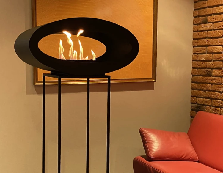 Biokominek wolnostojący MERU 800