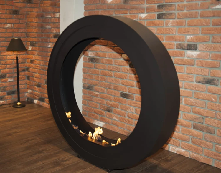 Biokominek wolnostojący ERTA 140 SYMMETRIC BLACK 1400