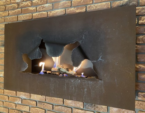 Biokominek wiszący ERUPTION