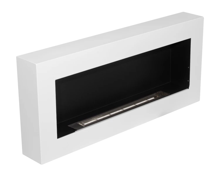 Biokominek 900x400 BOX TÜV biały mat