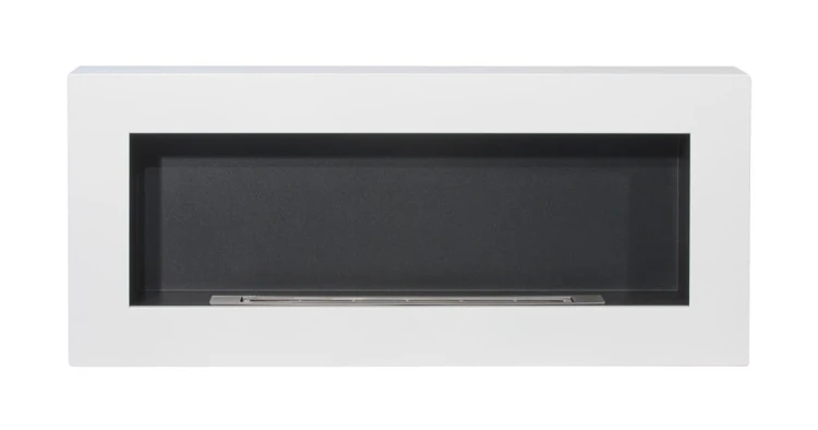 Biokominek 900x400 BOX TÜV biały mat