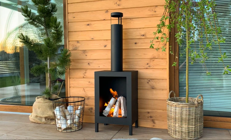 Biokominek wolnostojący KOZEN czarny