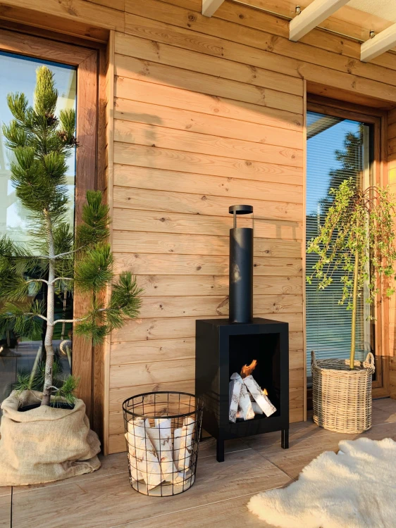 Biokominek wolnostojący KOZEN czarny