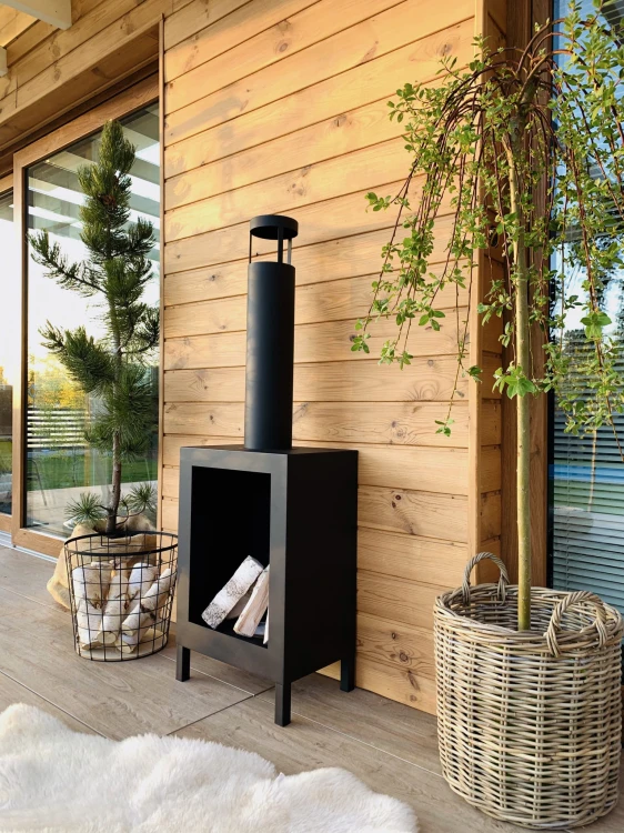 Biokominek wolnostojący KOZEN czarny
