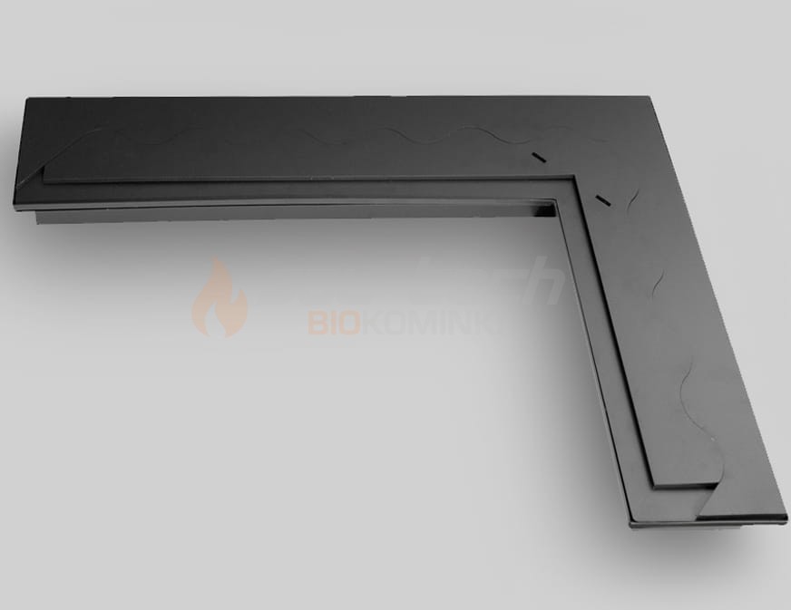 Palnik Fala 650x550/140 narożny czarny 5 l