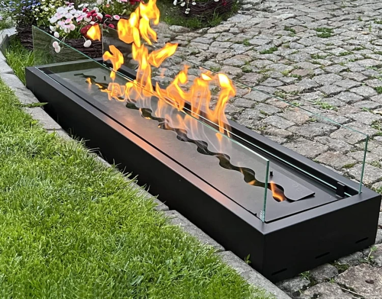 Palenisko Fala z szybami i obudową