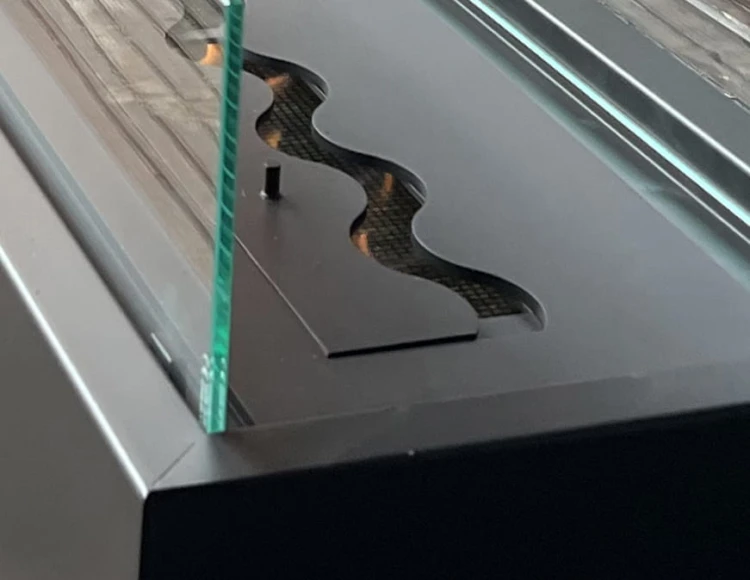 Palenisko Fala z szybami i obudową