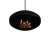 Biokominek wiszący Cocoon Aeris Hanging Black / Inox