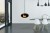 Biokominek wiszący Cocoon Aeris Hanging Black / Inox