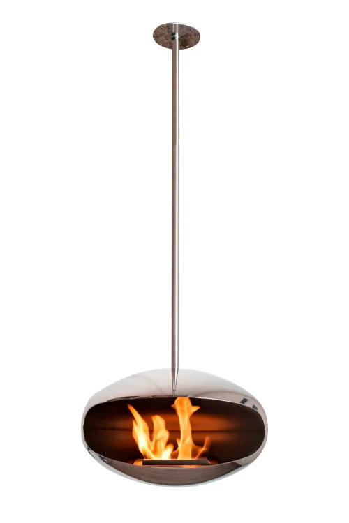 Biokominek wiszący Cocoon Aeris Hanging Full Stainless Steel