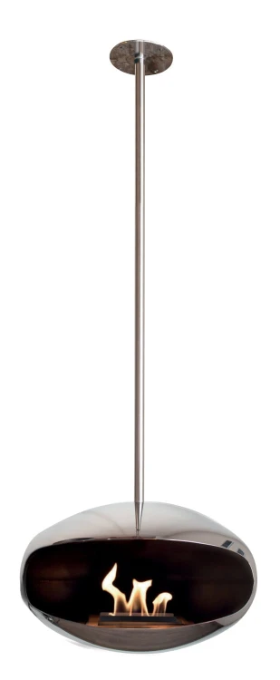 Biokominek wiszący Cocoon Aeris Hanging Full Stainless Steel