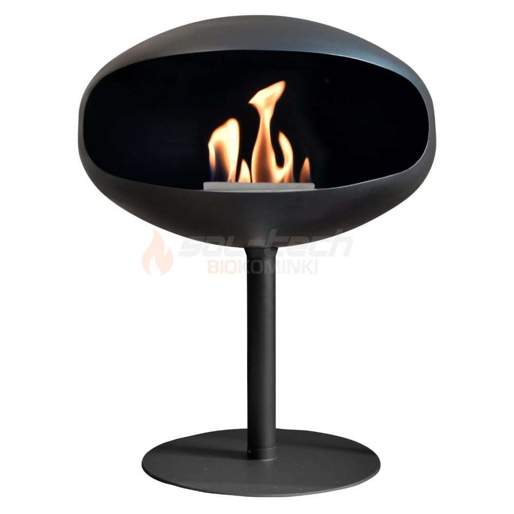 Biokominek wolnostojący Cocoon Pedestal Black