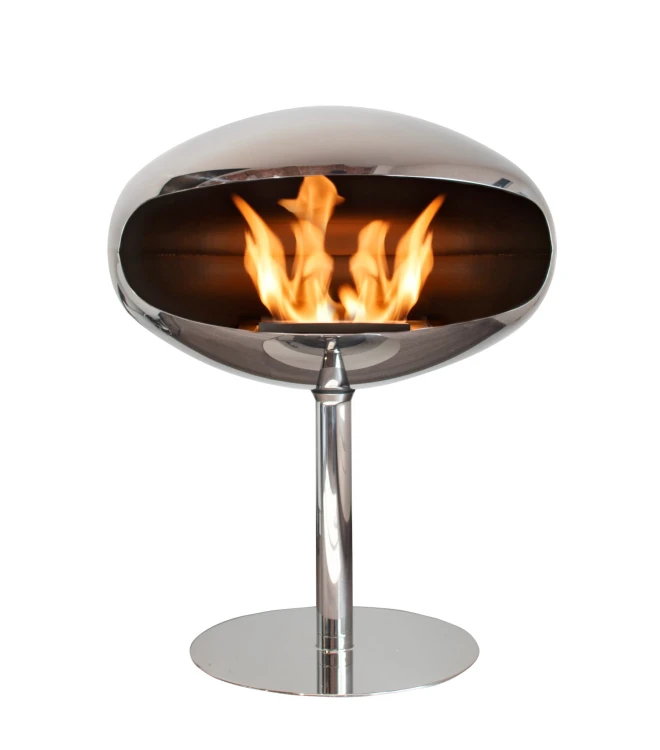 Biokominek wolnostojący Cocoon Pedestal Stainless Steel