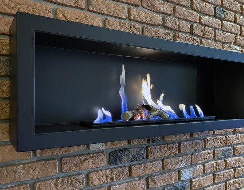 Biokominek wiszący PELE HANGING BLACK 1200