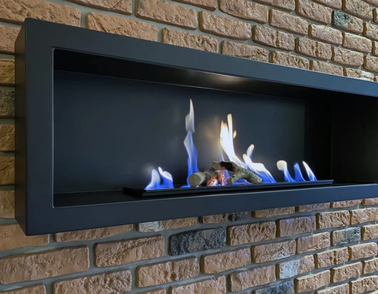 Biokominek wiszący PELE HANGING BLACK 1200