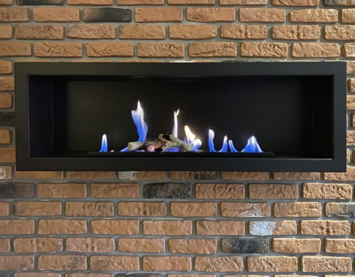 Biokominek wiszący PELE HANGING BLACK 1200