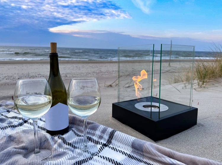 Biokominek wolnostojący SUNSET GARDEN MINI czarny