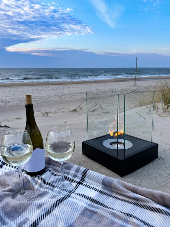 Biokominek wolnostojący SUNSET GARDEN MINI czarny