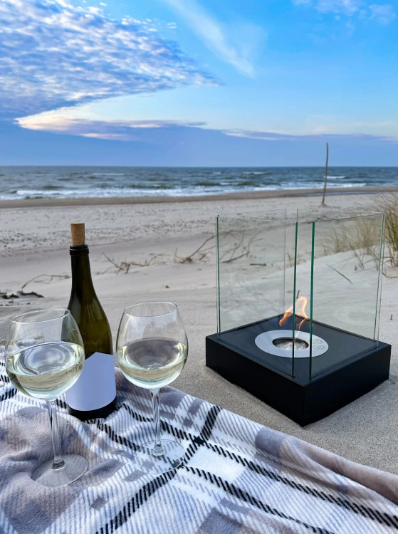 Biokominek wolnostojący SUNSET GARDEN MINI czarny