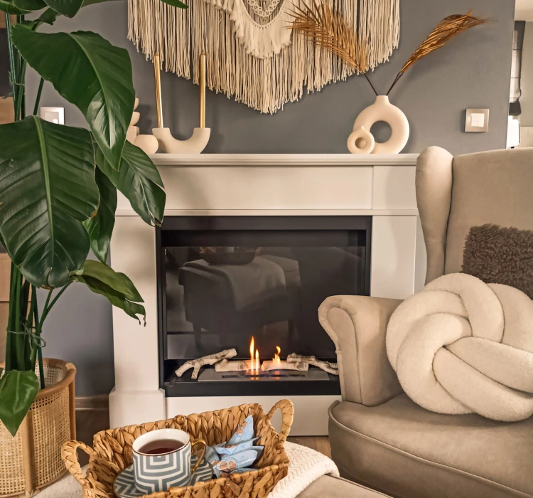 Biokominek portalowy Koloseum Pula z szybą