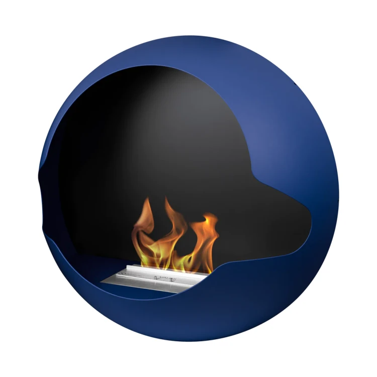 Biokominek wiszący VAUNI CUPOLA cobalt