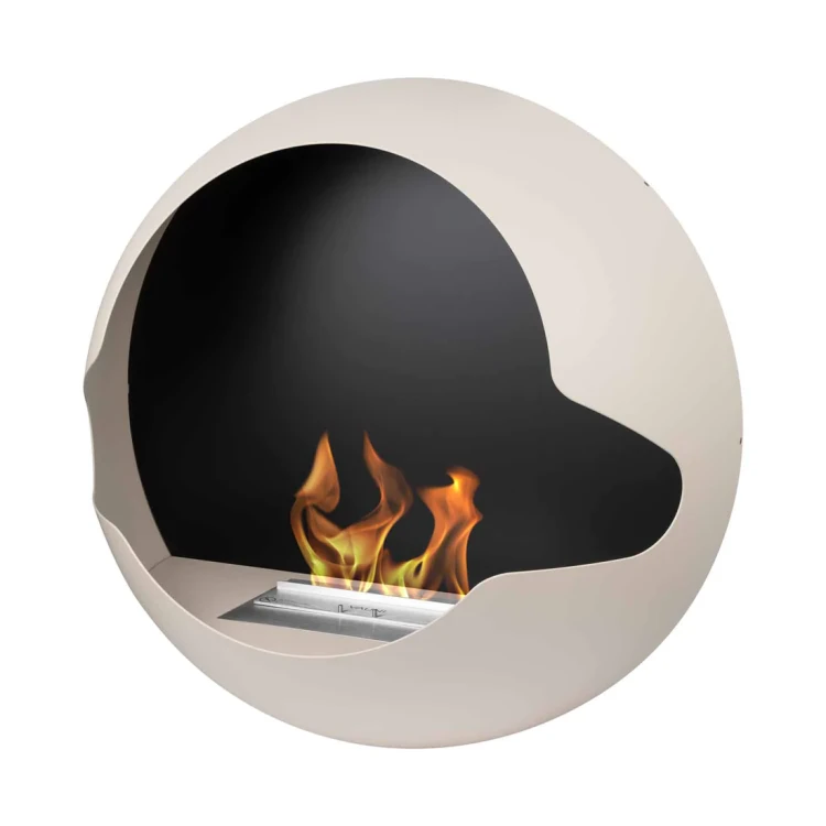 Biokominek wiszący VAUNI CUPOLA almond